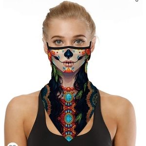 Mask neck gaiter